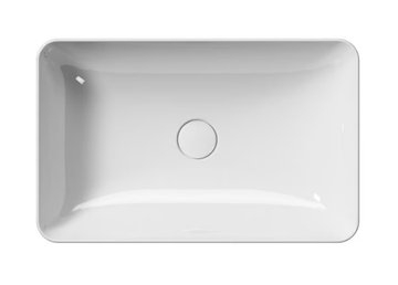 NUBES 60X38 - Countertop rectangular single ceramic washbasin by GSI ceramica - view 3